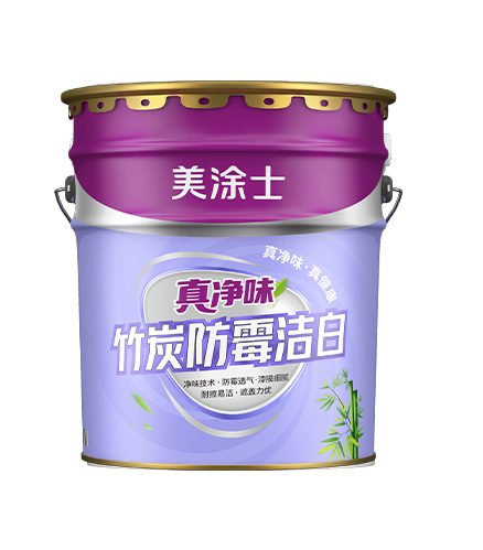 真净味竹炭防霉皎洁墙面漆